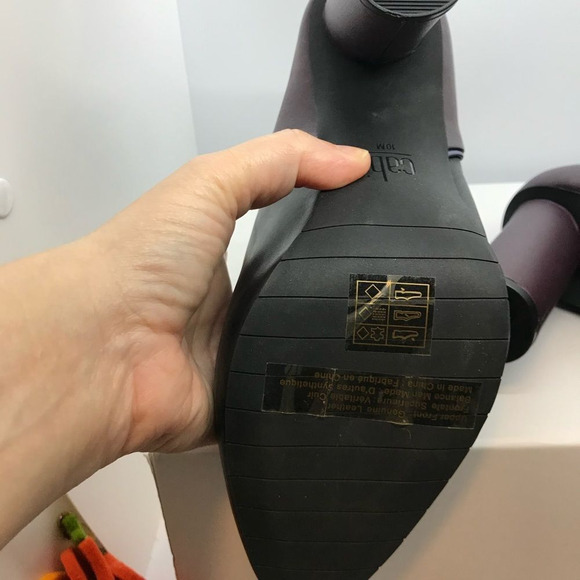 CAbi Bisset Color Block Leather Ankle Boots 10M - Picture 2 of 14